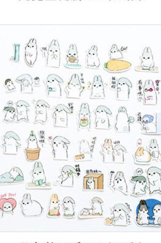Kawaii Sticker Sack- Rabbits