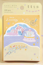 Load image into Gallery viewer, Die-Cut Memo Note Pad- Girly Heart- Wonderland
