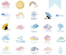 Load image into Gallery viewer, Mo•Card Sticker Box- Weather
