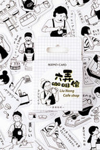 Load image into Gallery viewer, Mo•Card Sticker Box- Coffee Shop
