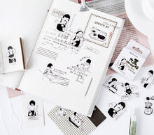 Load image into Gallery viewer, Mo•Card Sticker Box- Coffee Shop
