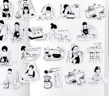 Load image into Gallery viewer, Mo•Card Sticker Box- Coffee Shop
