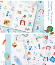 Load image into Gallery viewer, Mo•Card Paper Sticker Box- Japanese Summer Festival
