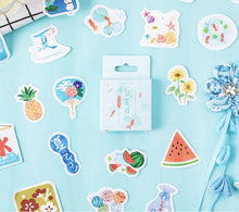Load image into Gallery viewer, Mo•Card Paper Sticker Box- Japanese Summer Festival
