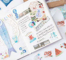 Load image into Gallery viewer, Mo•Card Paper Sticker Box- Japanese Summer Festival
