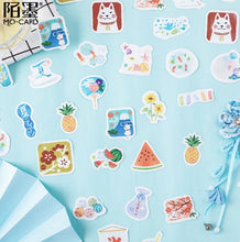 Load image into Gallery viewer, Mo•Card Paper Sticker Box- Japanese Summer Festival
