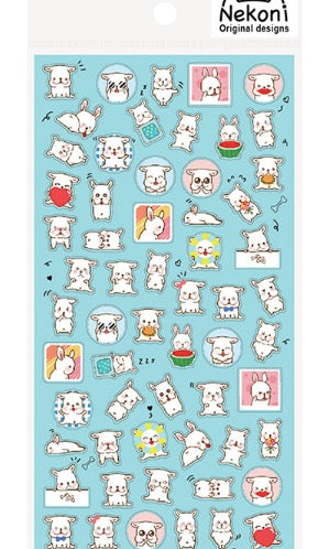 Nekoni Sticker Sheet- French Bulldog