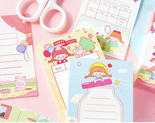 Load image into Gallery viewer, Cookie Memo Pad- Rainbow Weekly Goal Sheet
