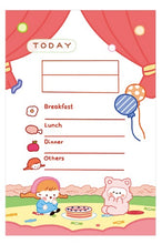 Load image into Gallery viewer, Cookie Memo Pad- Peach Coco Meal Planner
