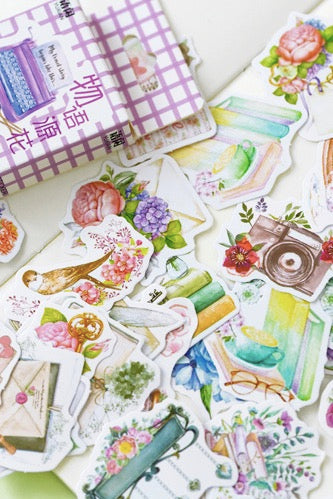Yuxian Sticker Box- Sweet Afternoon Flower Story