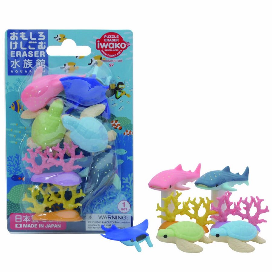 Iwako Aquarium Erasers