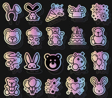 Load image into Gallery viewer, Mr Paper Laser Sticker- Birthday Party
