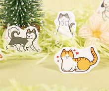 Load image into Gallery viewer, Candy Poetry Sticker Box- Cat and Dog Friends
