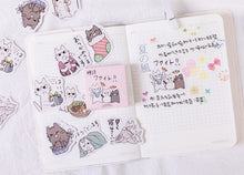 Load image into Gallery viewer, Candy Poetry Sticker Box - Cat Friends
