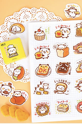 Candy Poetry Sticker Box- Panda Bakery