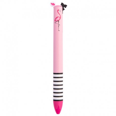 CLICK & CLACK TWO-COLOUR PEN