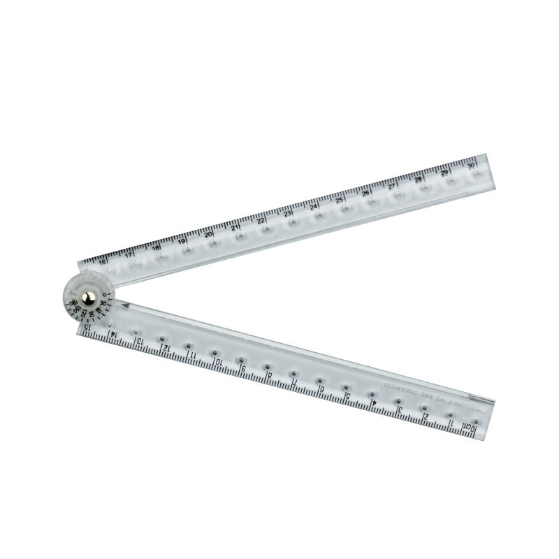 Folding Ruler- Measures in CMS and Degrees!