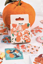 Load image into Gallery viewer, Mo•Card Paper Sticker Box- Full of Oranges
