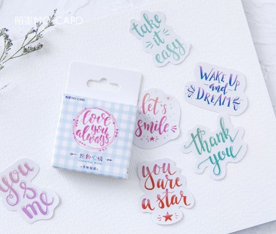 Mo•Card Sticker Box- Colourful Mood