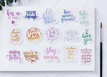 Load image into Gallery viewer, Mo•Card Sticker Box- Colourful Mood
