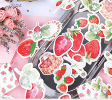 Load image into Gallery viewer, Mo•Card Paper Sticker Box- Strawberry Cheese
