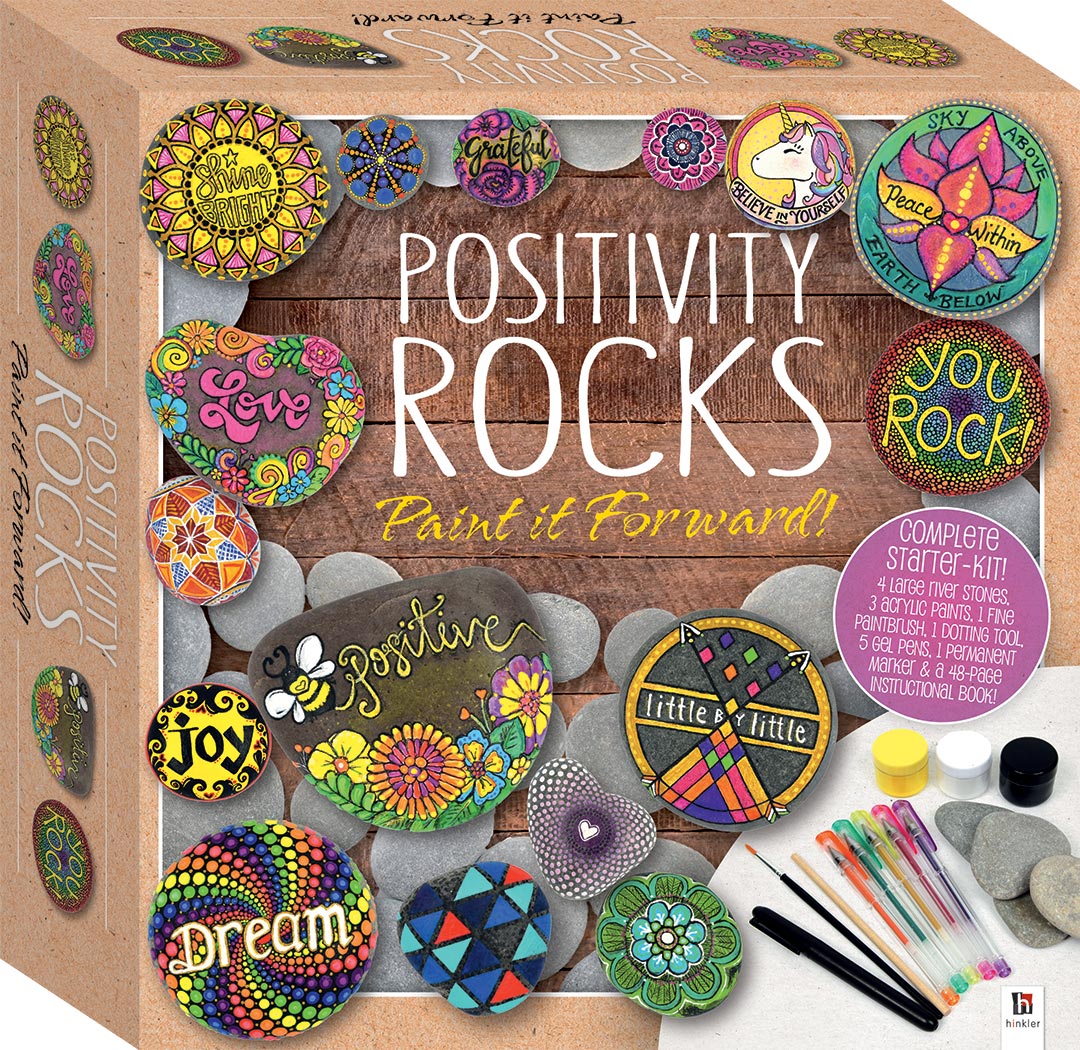 Mandala Rock Art Mini Kit - Rock Painting - Art + Craft - Adults - Hinkler