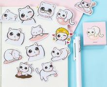 Load image into Gallery viewer, Sticker Box- Big Eyed Cat
