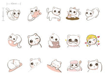 Load image into Gallery viewer, Sticker Box- Big Eyed Cat
