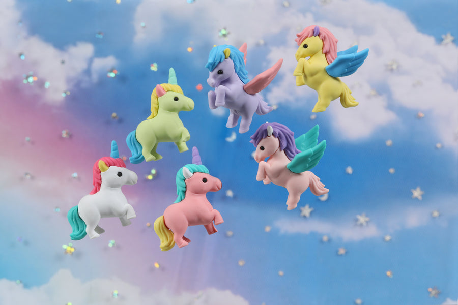 Iwako Unicorn and Pegasus Erasers