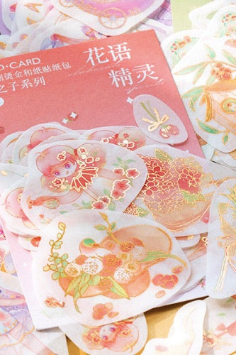 Mo•Card Sticker Sack- Weather- Flower Genius